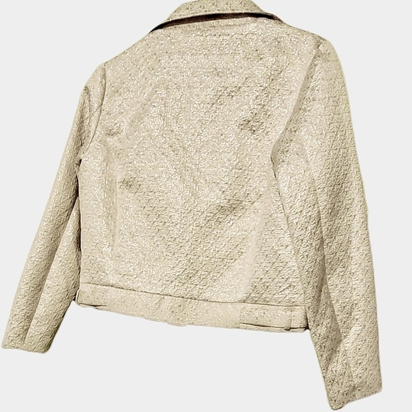 A new day Cream moto Jacket with Gold shimmer. - Picture 5 of 7